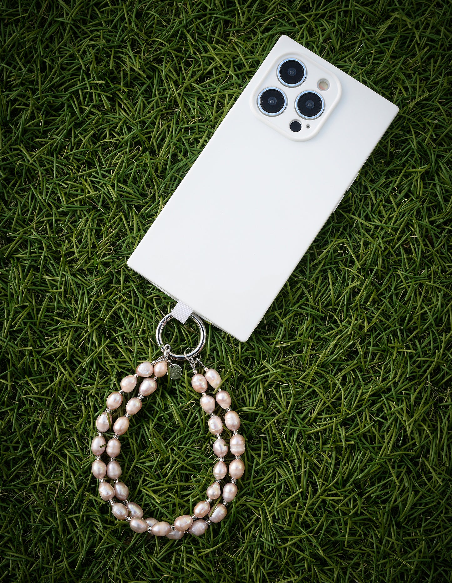 Phonelet™ phone bracelet - Pink Pearl Double Strand