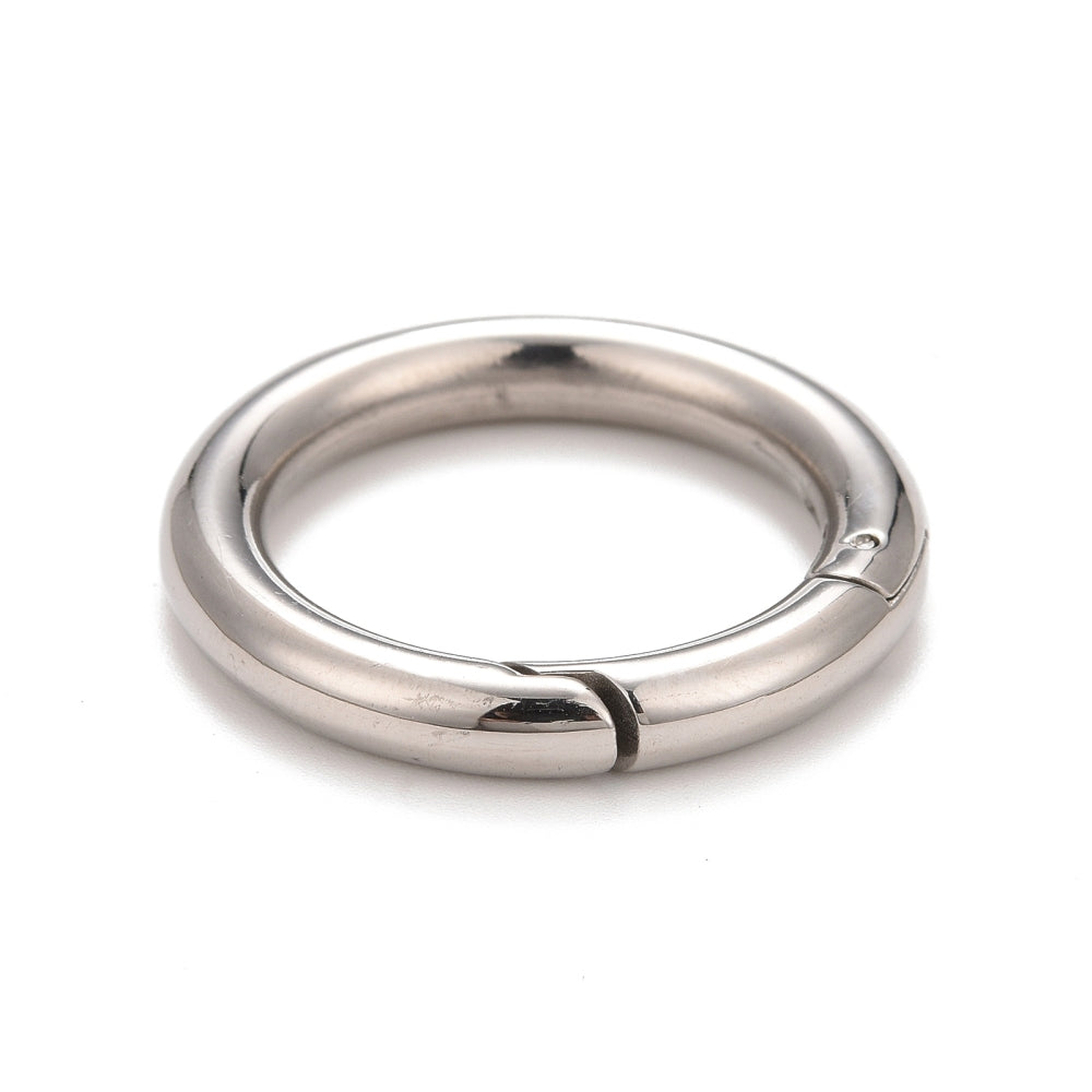 Extra Round Carabiner Ring - 304 Stainless Steel