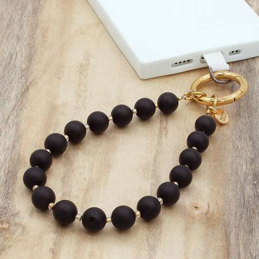Phonelet™ phone bracelet - Onyx & Gold