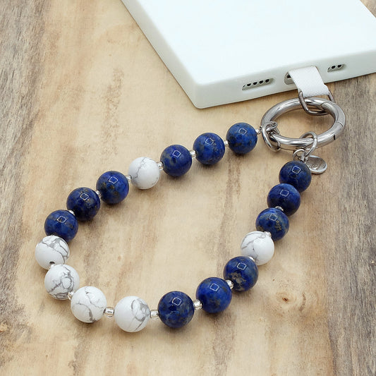 Phonelet™ phone bracelet - Lapis Lazuli & Howlite