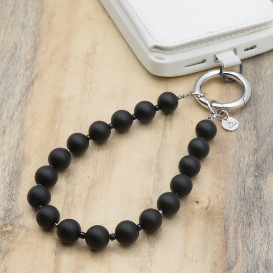 Phonelet™ phone bracelet - Onyx & Silver