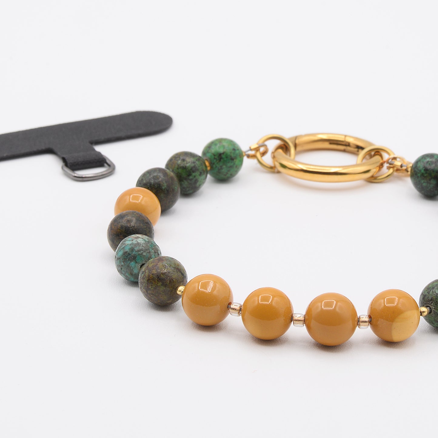 Phonelet™ phone bracelet - African Turquoise & Mookaite